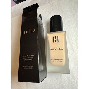 HERA Silky Stay Foundation 24h Longwear add 20 color 16N Ivory